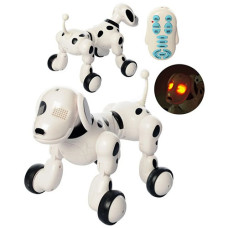 Собака на пульте управления Longxiang Toys 6013-3 D со звуком и светом, 23 см (6013-3-RT)