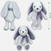 Мягкая игрушка заяц с длинными ушами Macik МС 080501-18 G Серый, 33 см (МС 080501-18-RT)