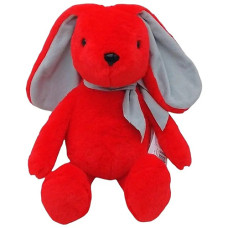 Мягкая игрушка заяц с длинными ушами Macik МС 080501-20 R Красный, 33 см (МС 080501-20-RT) 