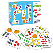 Домино с картинками Magdum ME5032-23 Фрукты-овощи (ME5032-23-RT)