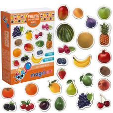 Набор магнитов для детей Magdum ML4031-11 EN Фрукты и ягоды, 25 шт. (ML4031-11 EN-RT)