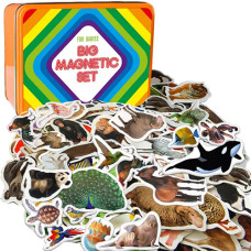 Набор магнитов для детей Magdum ML4032-24 EN E Животные, 110 магнитов (ML4032-24 EN-RT)
