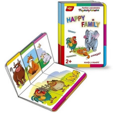 Книжка перепутаница для малышей Мастер 595043, Happy Family, 12 страниц (595043-RT)