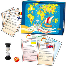 Настольная игра викторина Мастер MKL1004 B, Географическая викторина (MKL1004-RT)