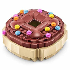 Конструктор еда Max 83186GQ1-189, Пончик на 189 деталей (83186GQ1-189-RT)