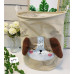 Корзина для игрушек тканевая Megazayka MGZ-1009 B, Big ears Собачка (MGZ-1009 Biege-RT)