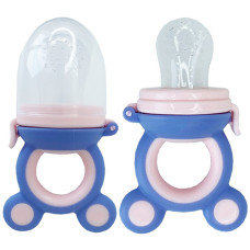 Ниблер силиконовый Megazayka MGZ-0009 B Микки, Розово-голубой (MGZ-0009 Blue-Pink-RT)