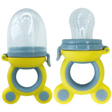 Ниблер силиконовый Megazayka MGZ-0009 Y Микки, Желтый (MGZ-0009 Yellow-Grey-RT)
