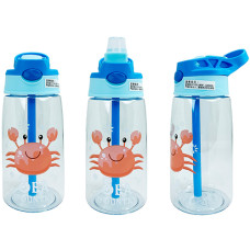 Поильник с клапаном Megazayka MGZ-0303-3 B Морские обитатели Крабик, 480 мл (MGZ-0303-3-RT)