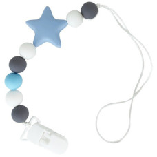 Держатель для пустышки Megazayka MGZ-0512 B Звезда, 27 см (MGZ-0512 Light-Blue-RT)