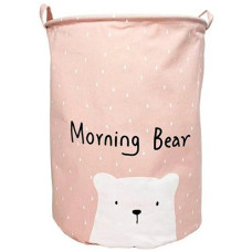 Корзина для игрушек тканевая Megazayka MGZ-1004 P Morning bear (MGZ-1004 Pink-RT)