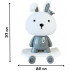 Ночник детский от сети Mega Zayka MGZ-1407 G Зайчик на скейте (MGZ-1407 Grey-RT)