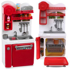 Детская кухня игрушечная Metr+ 66081-2 C, с посудомоечной машиной (66081-2-RT)
