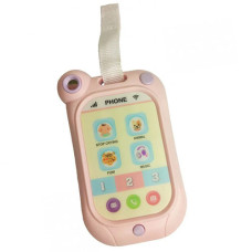 Интерактивный телефон для детей Metr+ G-A081 P Розовый (G-A081Pink-RT)