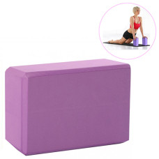 Блок для йоги и фитнеса Metr+ MS 0858-2 V, EVA, 23х15х7.5 см, Фиолетовый (MS 0858-2 purple-RT) Блок для йоги и фитнеса Metr+ MS 0858-2 V, EVA, 23х15х7.5 см, Фиолетовый (MS 0858-2 purple-RT)