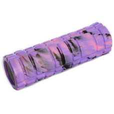 Массажный ролик для йоги и фитнеса Metr+ MS 2126 Фиолетовый, 33х10 см (MS 2126 Violet-RT)