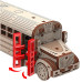 Конструктор 3D Mr.Playwood 10107 школьный автобус, 107 деталей (10107-RT)