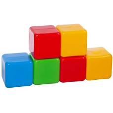 Кубики большие пластиковые MToys 09064 C строительные, 27 штук (09064-RT)