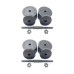 Гантели композитные Newt NE-PL-G-019-2 D, Rock Pro, 2 шт. по 19 кг (NE-PL-G-019-2-RT)