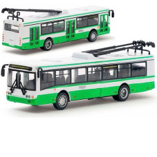 Троллейбус игрушка Автопарк 6407A, инерционній, 11 см (6407A Green-RT) Троллейбус игрушка Автопарк 6407A, инерционній, 11 см (6407A Green-RT)