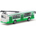 Троллейбус игрушка Автопарк 6407A, инерционній, 11 см (6407A Green-RT)