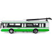 Троллейбус игрушка Автопарк 6407A, инерционній, 11 см (6407A Green-RT)