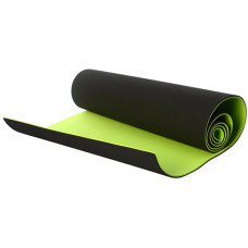 Коврик для йоги Profi MS 0613-1 G 183х61х0.6 см Черно-зеленый (MS 0613-1-BG-RT)
