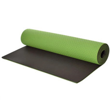 Коврик для йоги Profi MS 0613-1 J 183х61х0.6 см Зелено-черный (MS 0613-1-GRB-RT)