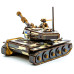 Деревянный 3D конструктор PuzzleOK 162-0074, Танк, 162 детали (162-0074-RT)