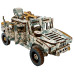 Деревянный 3D конструктор PuzzleOK 65-00743, Хамер, 65 деталей (65-00743-RT)