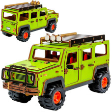 Деревянный конструктор 3D PuzzleOK Puz-00951, Внедорожник на 123 детали (Puz-00951-RT)