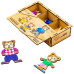 Деревянная одевалка PuzzleOK Puz-42141 Мишки, 3 фигурки (Puz-42141-RT)