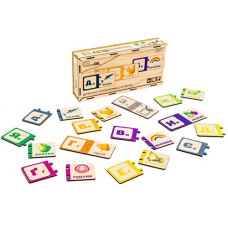 Обучающие пазлы для детей PuzzleOK Puz-22335 с буквами и картинками (Puz-22335-RT)