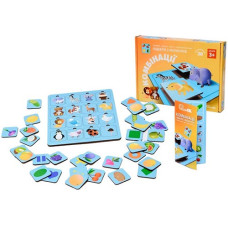 Развивающая настольная игра вкладыши PuzzleOK Puz-88894 Комбинации (Puz-88894-RT)