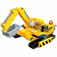 Конструктор машина для детей Qman 1417-1-6 Экскаватор на 70 деталей (1417-4-RT)