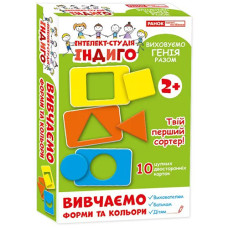 Детская настольная обучающая игра Ranok Creative 13109080 E для изучения форм и цветов (13109080-RT)