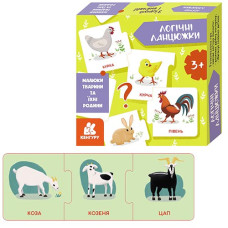 Настольная игра на логику для детей Ranok Creative 1782001 Малыши животные и их семьи (1782001-RT)