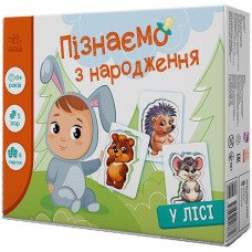 Детская развивающая игра Ranok Creative 264015 Изучаем с рождения. В лесу (264015-RT)