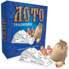 Настольная игра Лото Strateg 30315 Традиционное с деревянными бочонками (30315-RT)