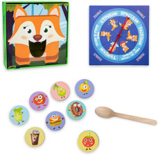 Настольная игра Strateg 30347 Покорми меня - Лисичка (30347-RT)