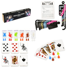 Карточная игра для детей Strateg 30348, Pegs and Jokers (30348-RT)