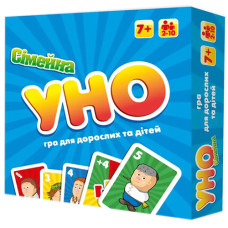 Настольная игра Strateg 30527 УНО Семейная 2 в 1 (30527-RT)