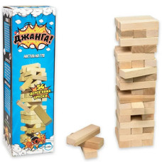 Настольная игра дженга Strateg 30770 B Джанга на 54 деревянных бруска (30770-RT)