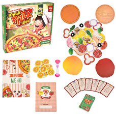 Настольная игра Strateg 30781 Юный Pizza Шеф, ингредиенты на 6 рецептов (30781-RT)