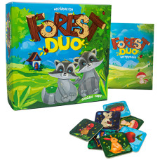 Настольная игра Strateg 30867 Forest Duo, найди пару (30867-RT)