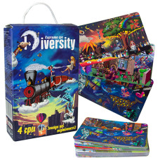 Настольная игра Strateg 30869, Diversity, найди отличия, 50 карточек (30869-RT)