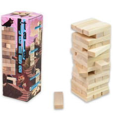 Настольная игра дженга Strateg 30966 B Jenga Tale на 48 брусков (30966-RT)