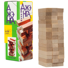 Настольная игра Strateg 30968 T, Дженга мини на 45 брусков (30968-RT)