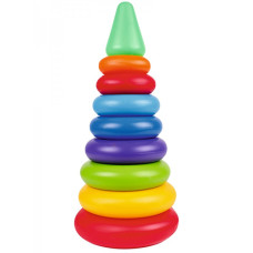 Пирамидка с большими кольцами Технок 0984TXK L пластиковая, 8 колец (0984TXK-RT)
