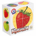 Кубики с картинками Технок 1332TXK, Фрукты, 4 шт. (1332TXK-RT)